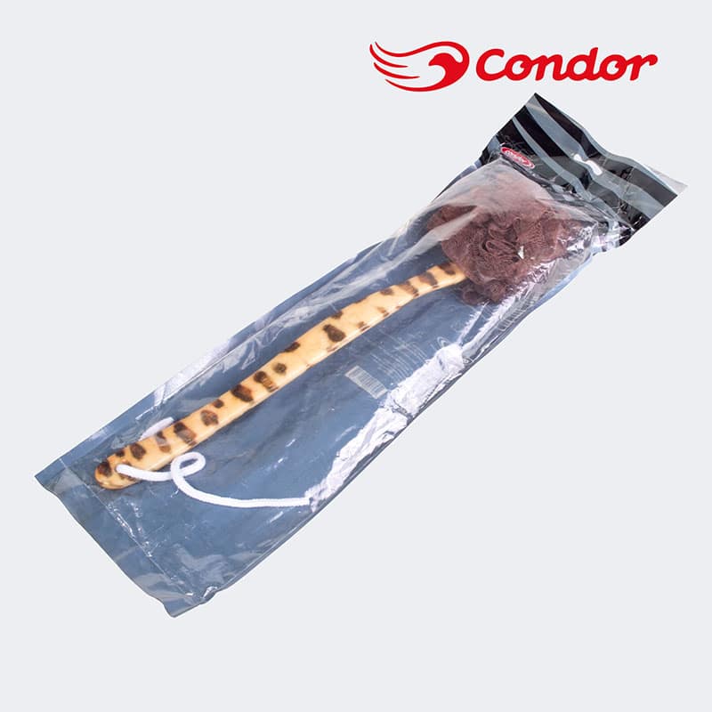 8312 Esponja Baño Nylon Con Mango