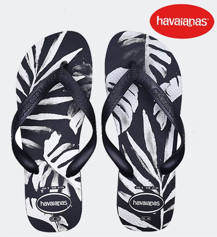 SANDALIAS HAVAIANAS ALOHA NEGRO