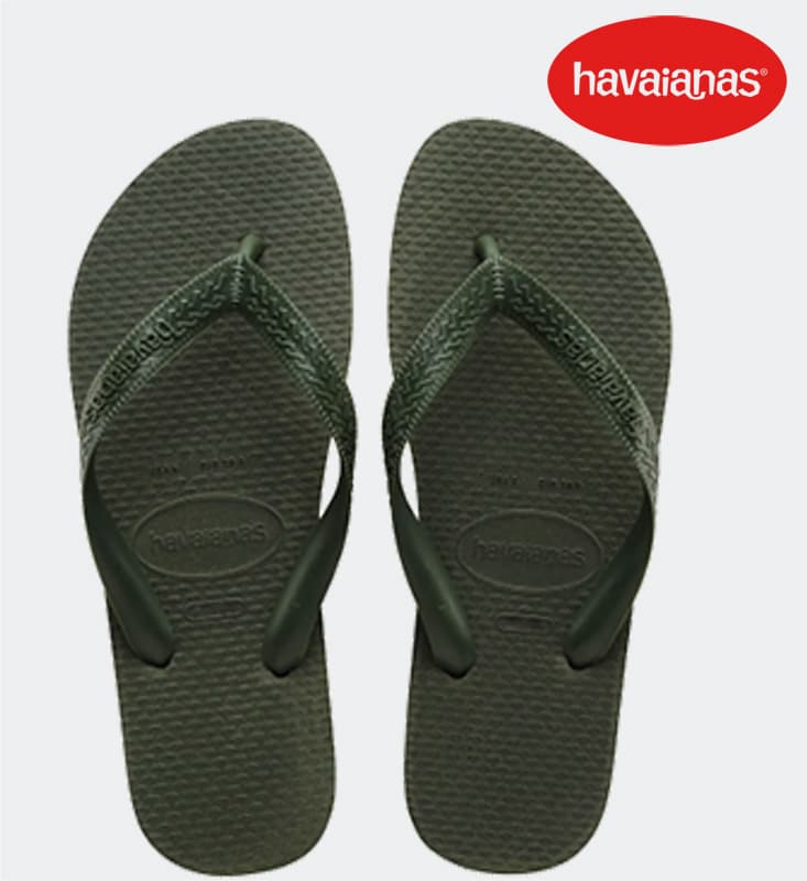 SANDALIAS HAVAIANAS COLOR VERDE OLIVA