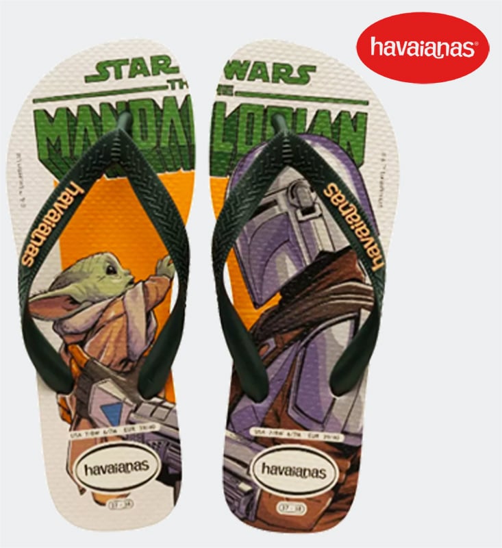 SANDALIAS HAVAIANAS STAR WARS  BEIGE/ VERDE OSCURO