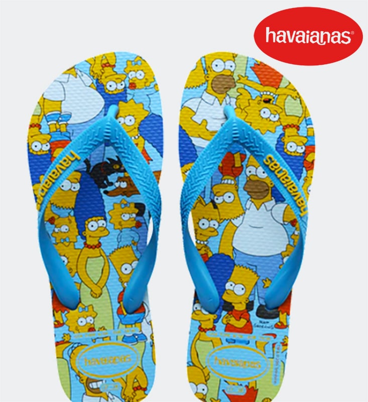 SANDALIAS HAVAIANAS SIMPSONS TURQUESA
