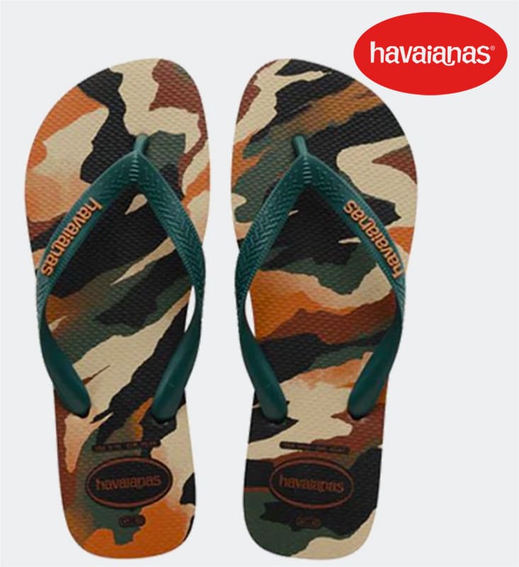 SANDALIAS HAVAIANAS TOP CAMU NEGRO/PANTANO
