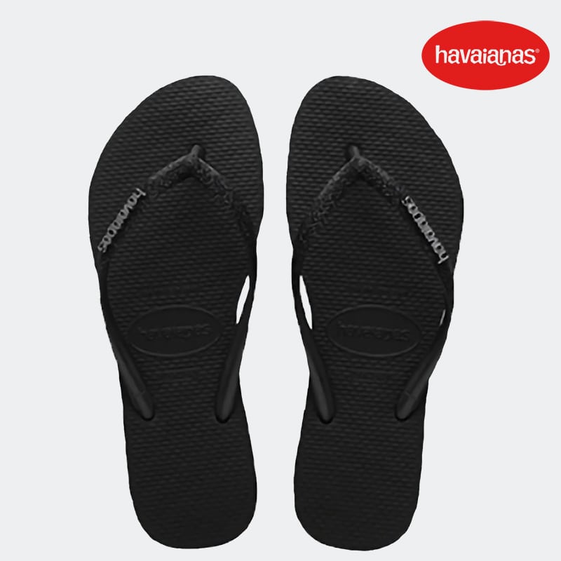 SANDALIAS HAVAIANAS SLIM GLITTER NEGRO