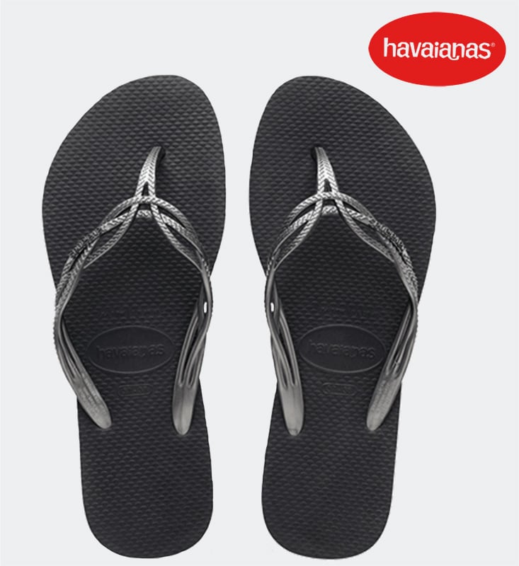 SANDALIAS HAVAIANAS FLASH SWEET GRIS OSCURO/METALICO