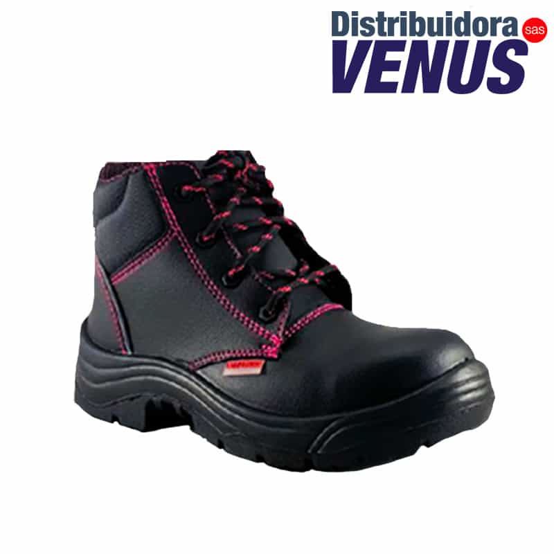 BOTA IMPERIO 700 DAMA NEGRA /FUCSIA  PU MND