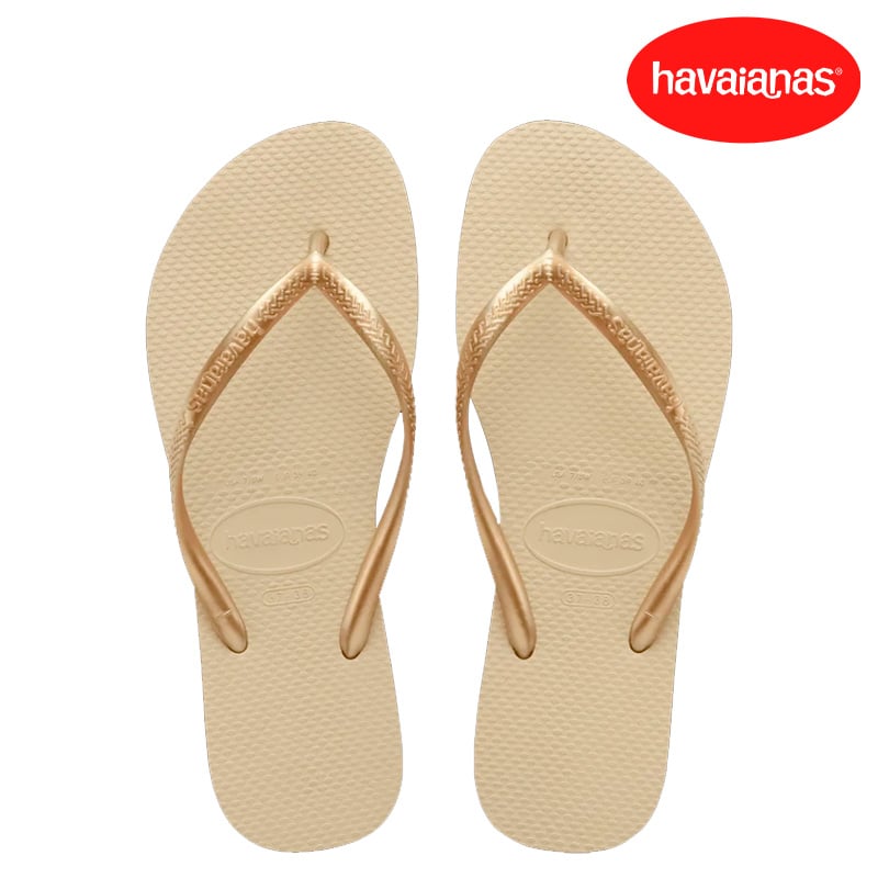 SANDALIAS HAVAIANAS SLIM PRINCESASGRIS ARENA/DORADO