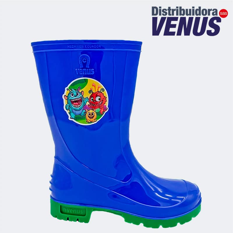 BOTA STICKER NIÑO GRUM AZ VR