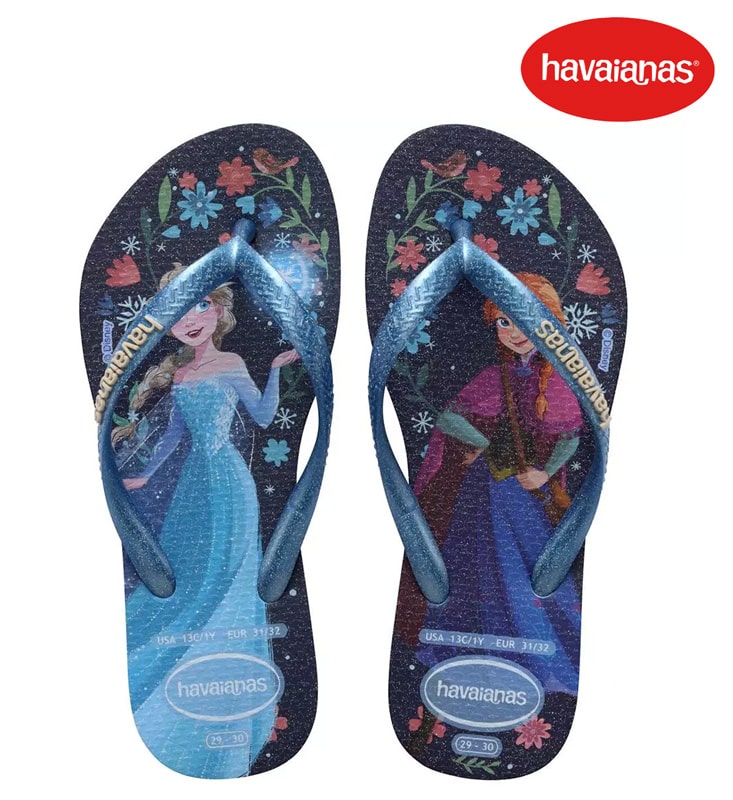 HAVAIANAS KIDS NIÑA SLIM PRINCESS LAVENDER BLUE