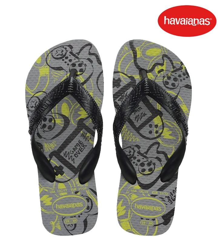 SANDALIAS HAVAIANAS KIDS NIÑO ATHLETIC GREY /STEEL