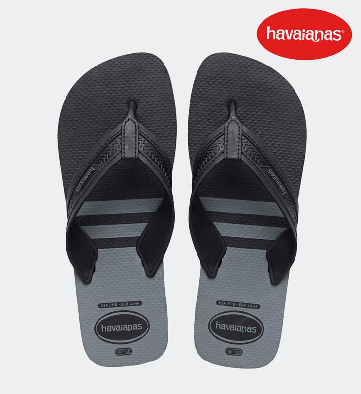 SANDALIAS HAVAIANAS M. CITY BASIC GRAY/BLACK