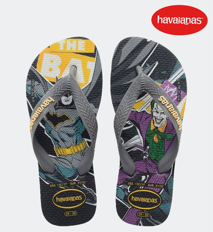 SANDALIAS HAVAIANA KIDS TOP HEROIS ACERO GRIS